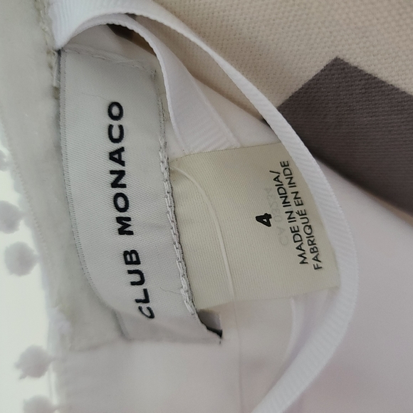 Retail $289 Club Monaco white jumpsuit str… - Picture 13 of 14